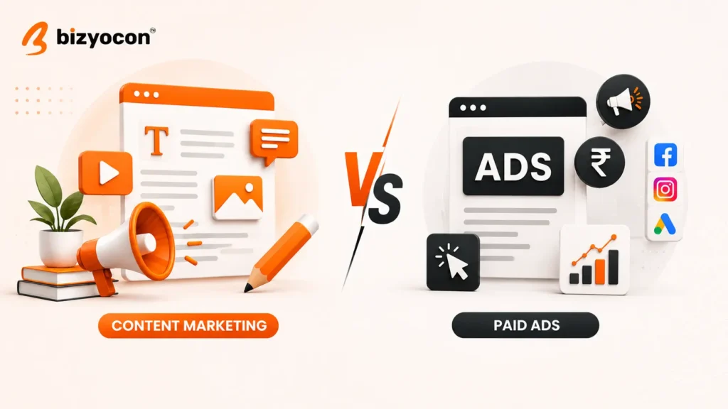 Which Is Better for ROI: Content Marketing or Paid Ads in India?